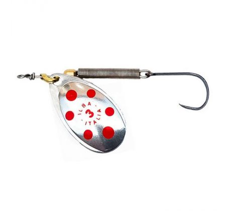 Blinker TONDO Superlight Silver/Red č.0-1,5g s jednoháčikom