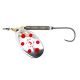 Blinker TONDO Superlight Silver/Red č.0-1,5g s jednoháčikom