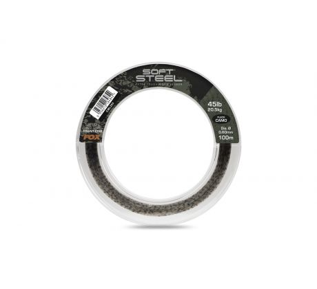 Fox Soft Steel Fleck Camo Leader