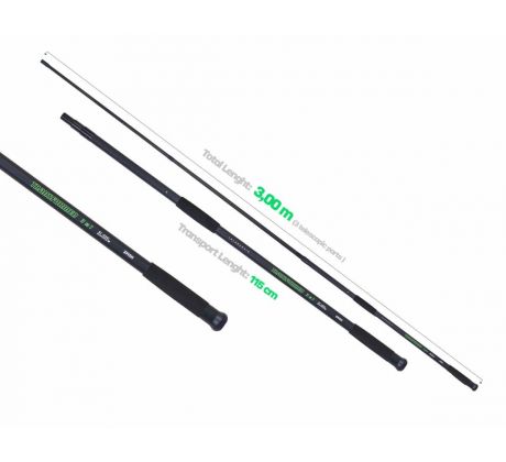 ZFISH Podběráková Tyč Transformer 3m Landing Net Handle