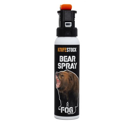 KNIFESTOCK Bear spray FOG 250ml. BEAR SPRAY 250