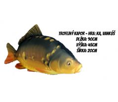 Vankúš, plyšová hračka TROFEJNÝ KAPOR Maxi 90cm