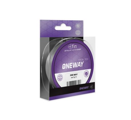 FIN One Way / sivá nepletená šnúra